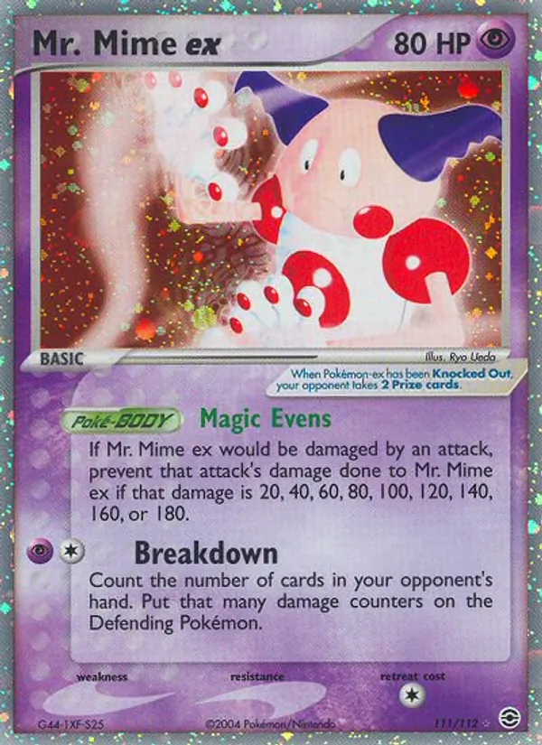 Mr. Mime ex FireRed & LeafGreen 111/112