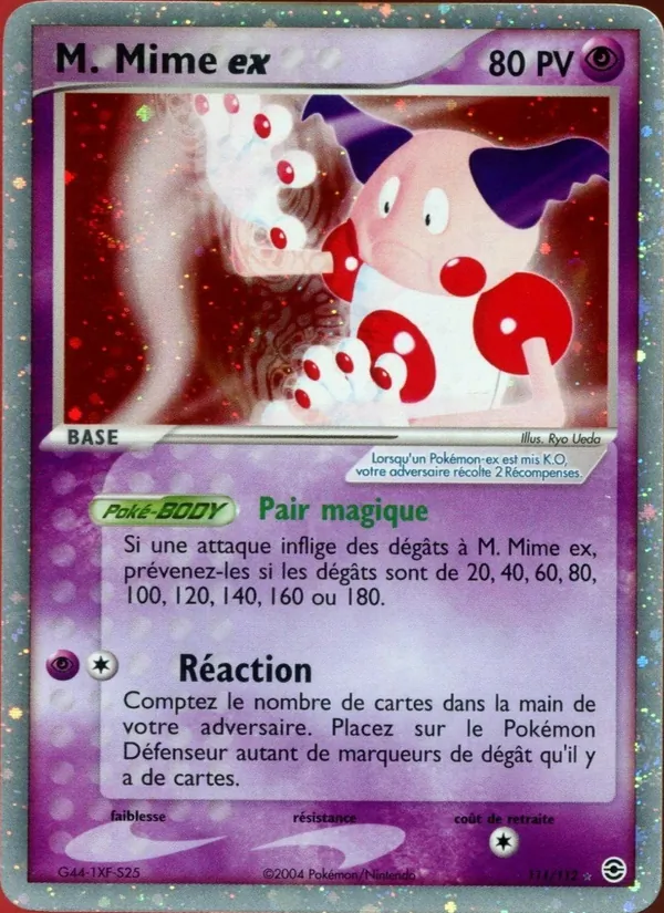 M. Mime ex EX Rouge Feu & Vert Feuille 111/112