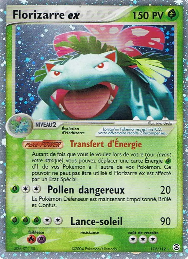 Florizarre ex EX Rouge Feu & Vert Feuille 112/112