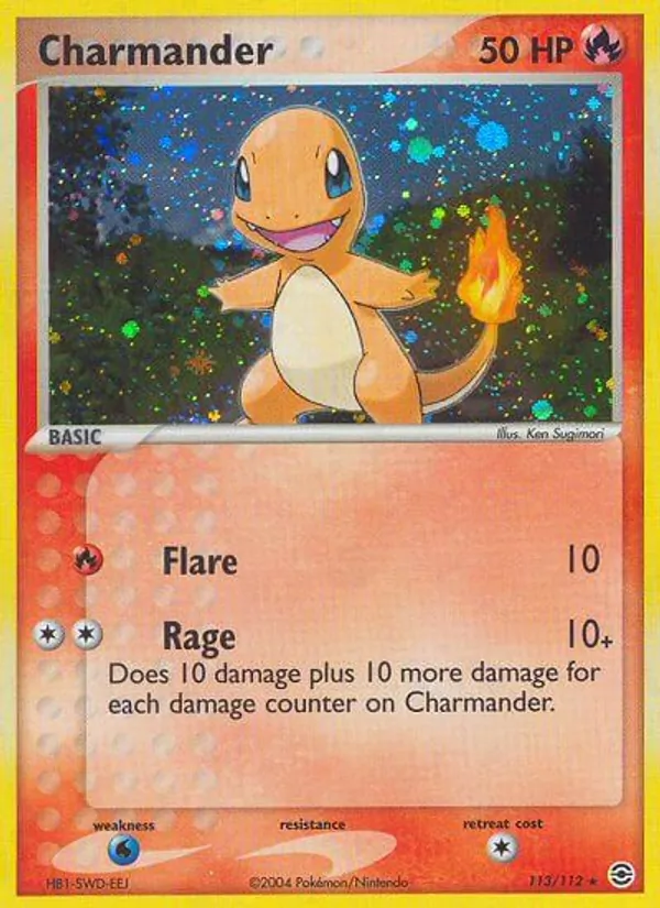 Charmander FireRed & LeafGreen 113/112