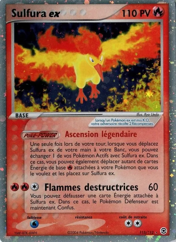 Sulfura ex EX Rouge Feu & Vert Feuille 115/112