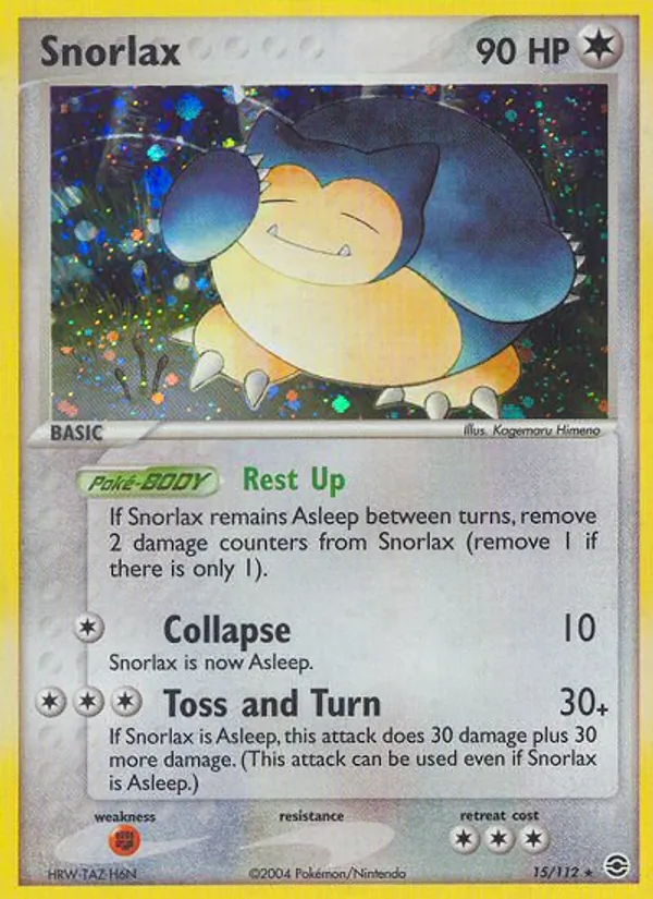 Snorlax FireRed & LeafGreen 15/112