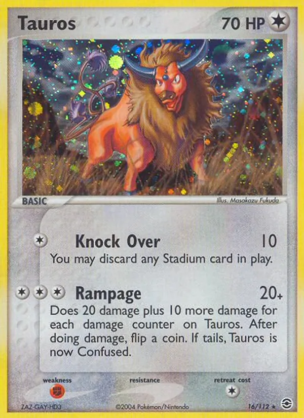 Tauros FireRed & LeafGreen 16/112