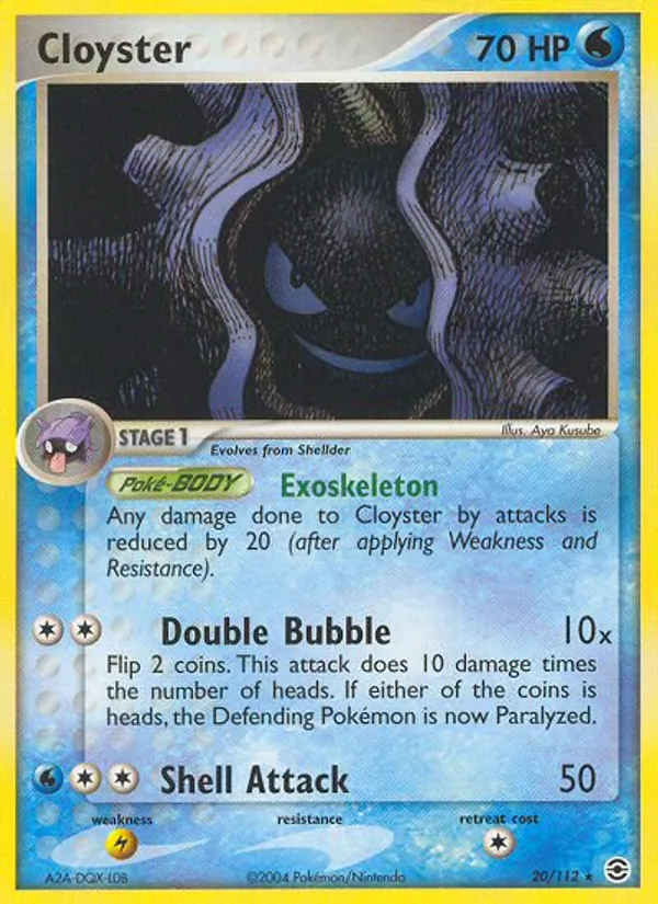 Cloyster FireRed & LeafGreen 20/112