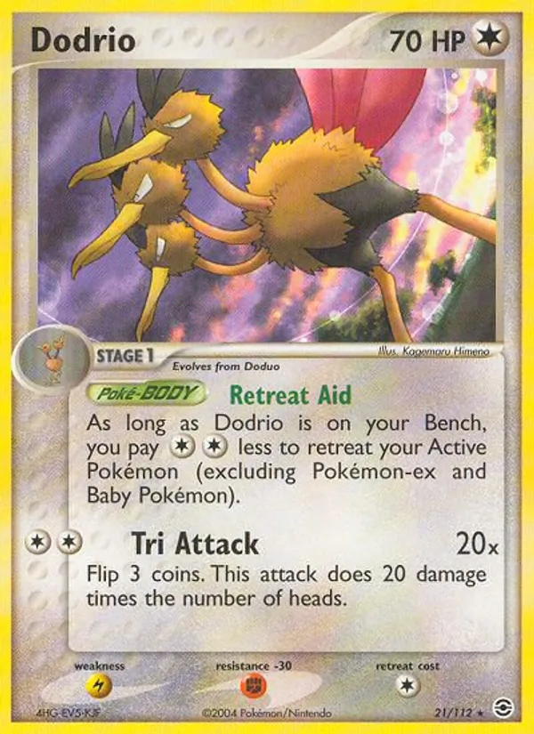 Dodrio FireRed & LeafGreen 21/112
