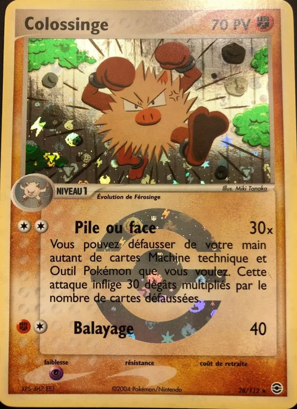 Colossinge EX Rouge Feu & Vert Feuille 28/112