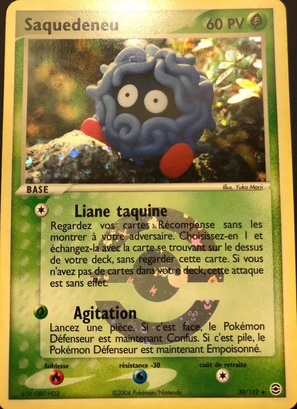 Saquedeneu EX Rouge Feu & Vert Feuille 30/112