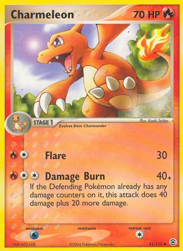 Charmeleon FireRed & LeafGreen 31/112