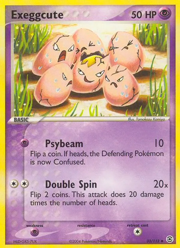 Exeggcute FireRed & LeafGreen 33/112
