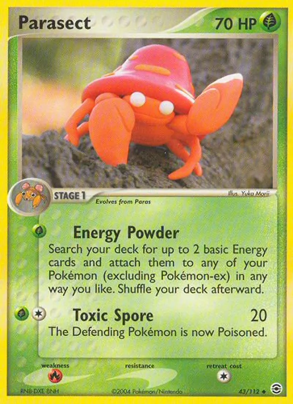 Parasect FireRed & LeafGreen 43/112