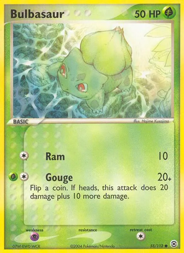 Bulbasaur FireRed & LeafGreen 55/112