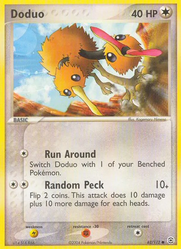 Doduo FireRed & LeafGreen 62/112