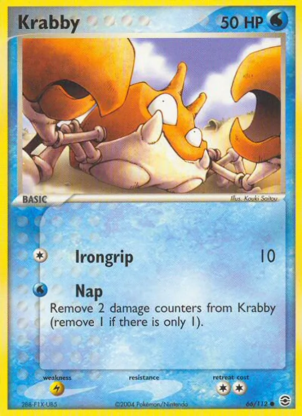 Krabby FireRed & LeafGreen 66/112