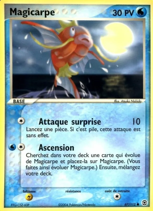 Magicarpe EX Rouge Feu & Vert Feuille 67/112