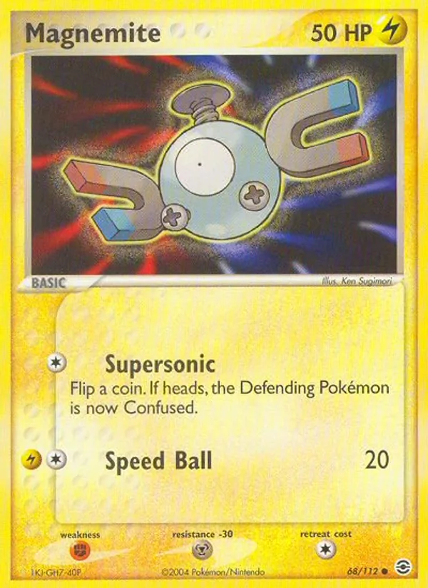 Magnemite FireRed & LeafGreen 68/112