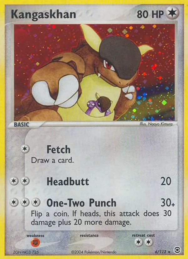 Kangaskhan FireRed & LeafGreen 6/112