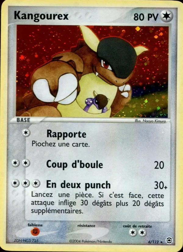 Kangourex EX Rouge Feu & Vert Feuille 6/112