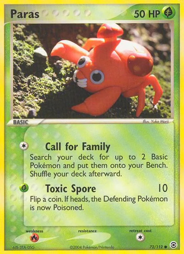 Paras FireRed & LeafGreen 72/112