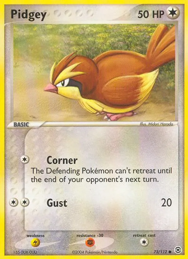 Pidgey FireRed & LeafGreen 73/112