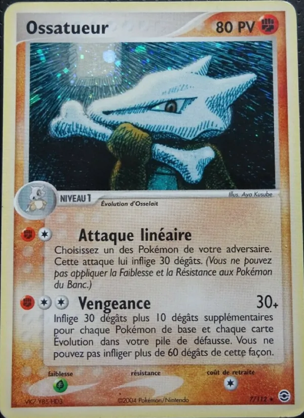 Ossatueur EX Rouge Feu & Vert Feuille 7/112