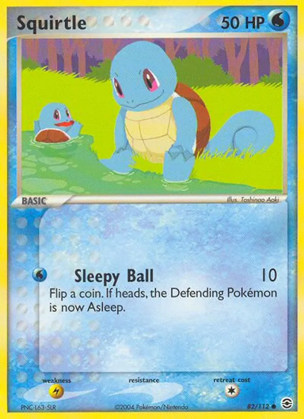 Squirtle FireRed & LeafGreen 82/112