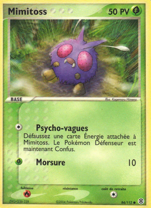Mimitoss EX Rouge Feu & Vert Feuille 84/112