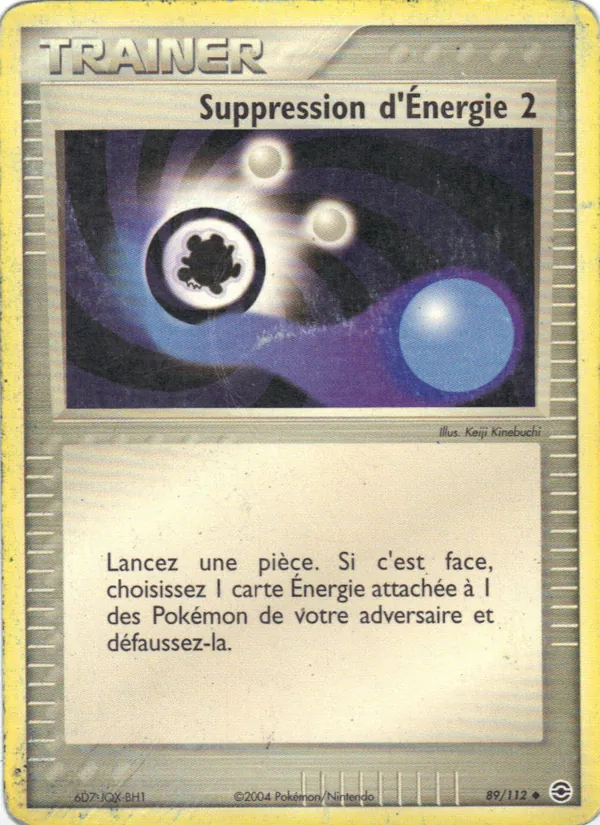 Suppression d'Énergie 2 EX Rouge Feu & Vert Feuille 89/112