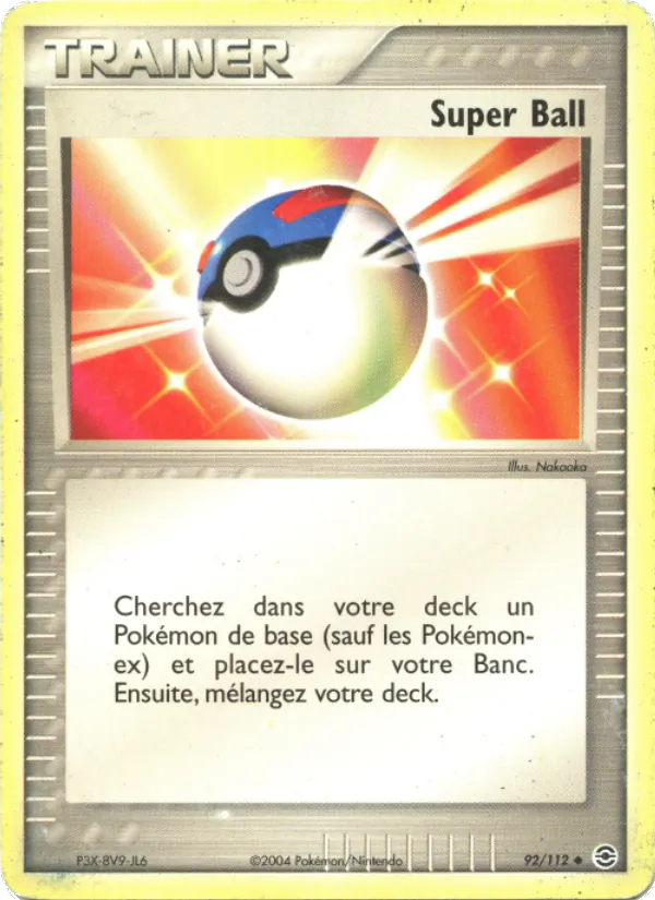 Super Ball EX Rouge Feu & Vert Feuille 92/112