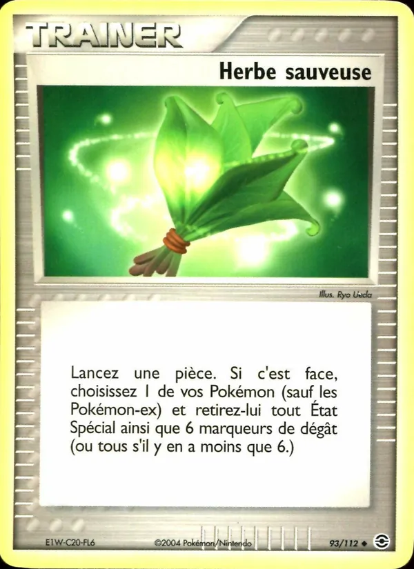 Herbe sauveuse EX Rouge Feu & Vert Feuille 93/112