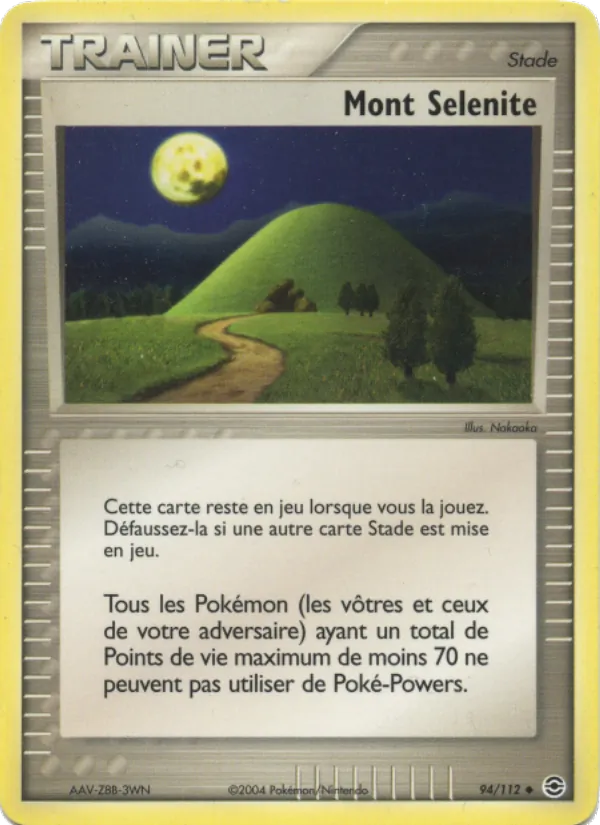 Mont Selenite EX Rouge Feu & Vert Feuille 94/112