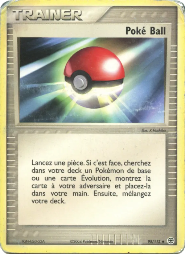 Poké Ball EX Rouge Feu & Vert Feuille 95/112