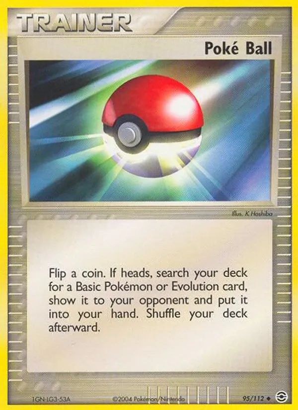 Poké Ball EX RossoFuoco e VerdeFoglia 95/112
