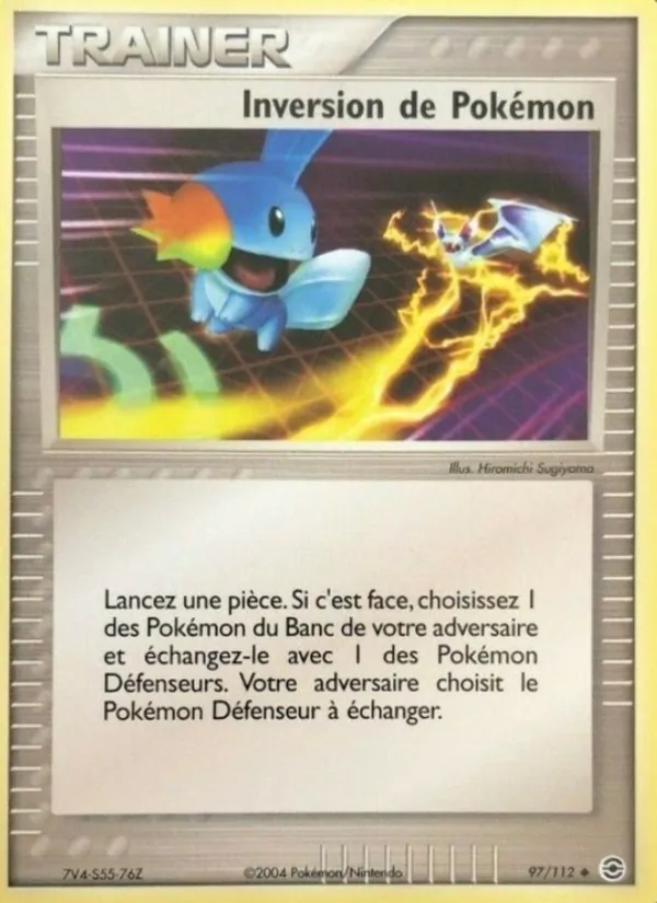 Inversion de Pokémon EX Rouge Feu & Vert Feuille 97/112