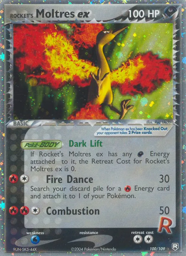 Rocket's Moltres ex Team Rocket Returns 100/109