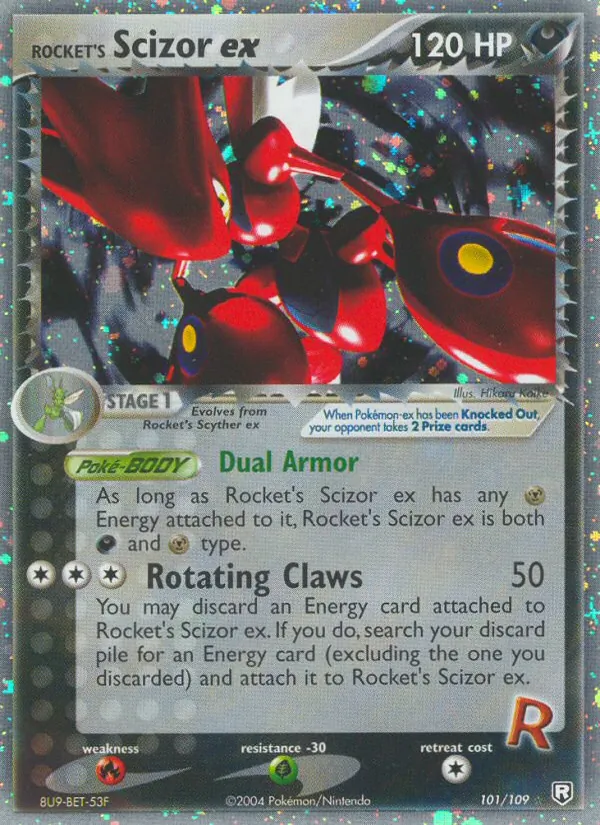 Rocket's Scizor ex Team Rocket Returns 101/109