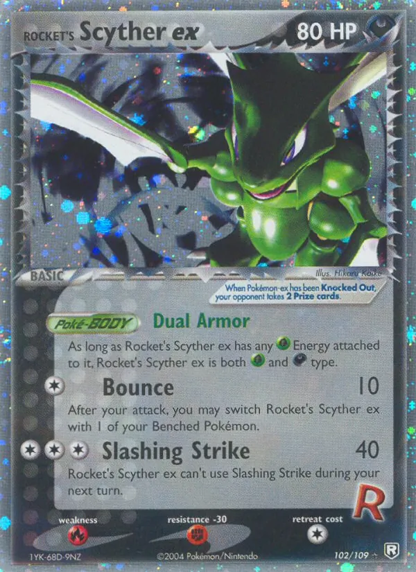 Rocket's Scyther ex Team Rocket Returns 102/109