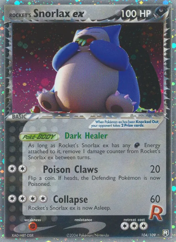 Rocket's Snorlax ex Team Rocket Returns 104/109