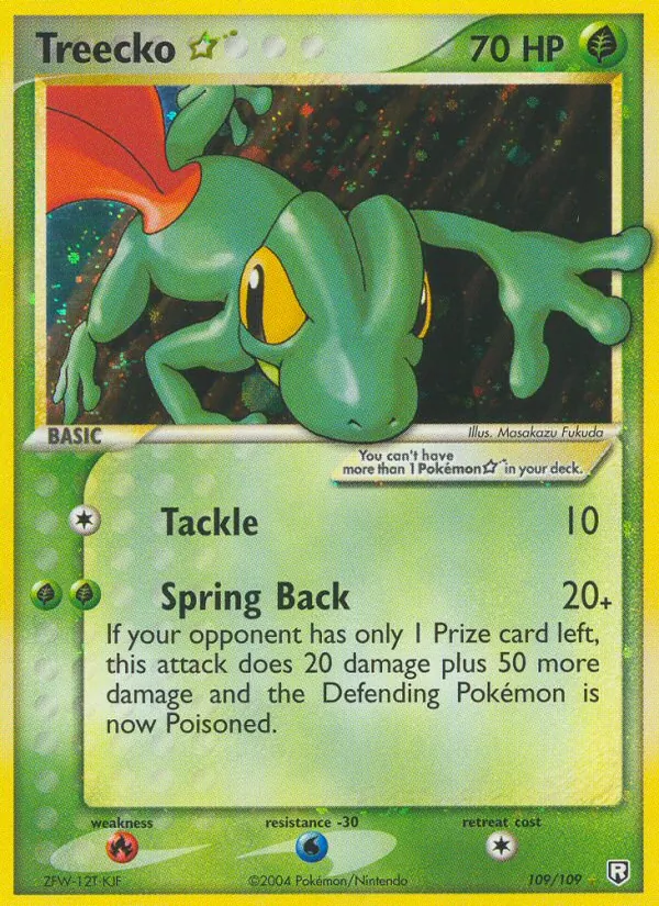 Treecko ☆ Team Rocket Returns 109/109