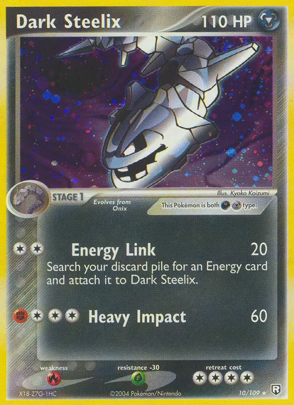 Dark Steelix EX O Retorno da Equipe Rocket 10/109