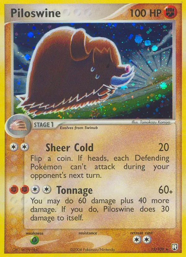 Piloswine Team Rocket Returns 13/109