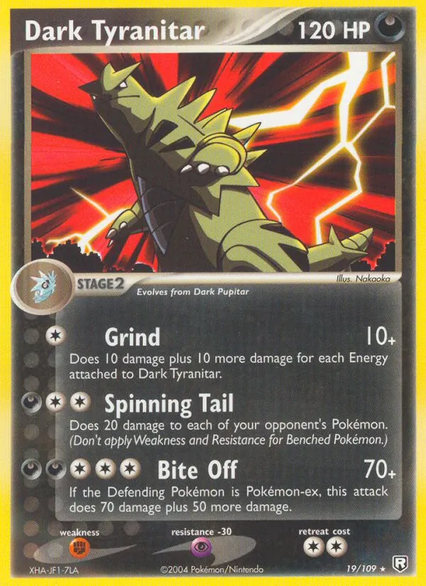 Dark Tyranitar Team Rocket Returns 19/109