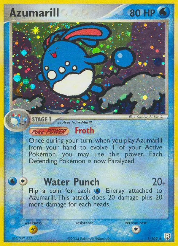 Azumarill Team Rocket Returns 1/109