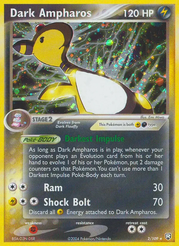 Dark Ampharos Team Rocket Returns 2/109