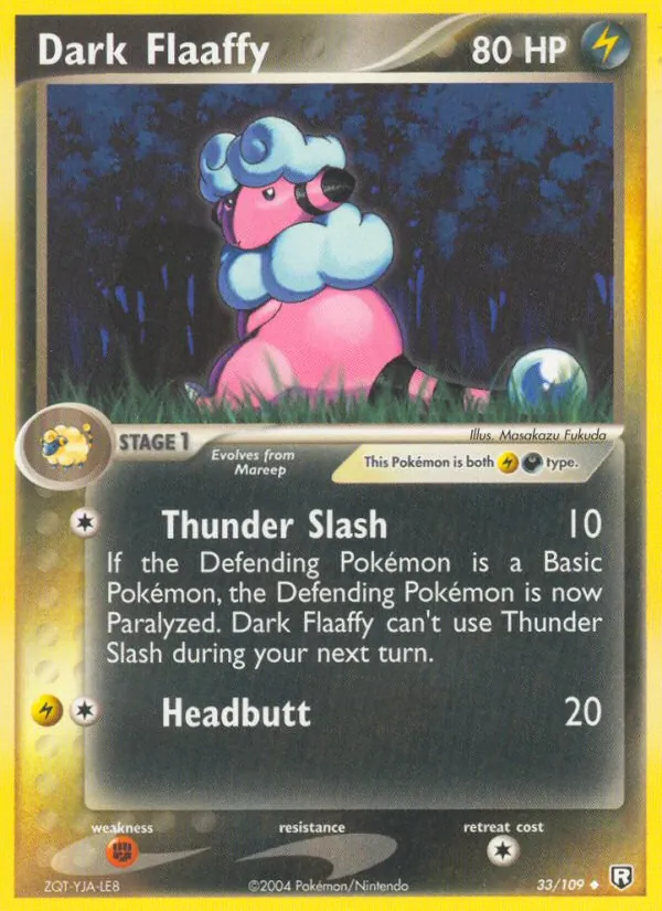 Dark Flaaffy Team Rocket Returns 33/109
