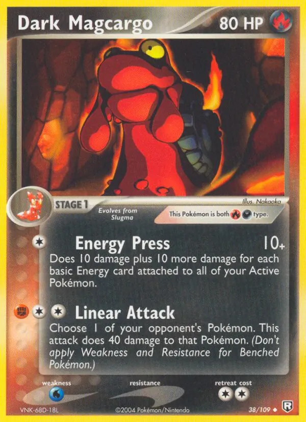Dark Magcargo Team Rocket Returns 38/109