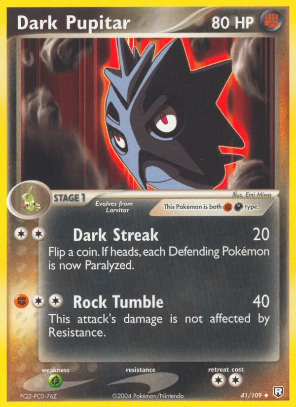 Dark Pupitar Team Rocket Returns 41/109