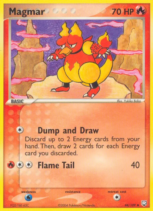 Magmar Team Rocket Returns 44/109