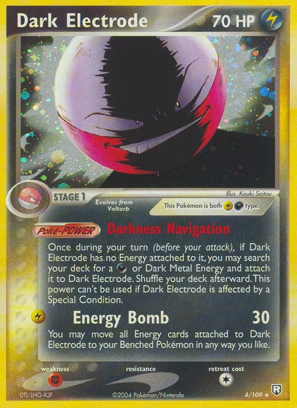 Dark Electrode Team Rocket Returns 4/109