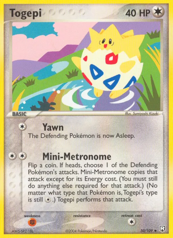 Togepi Team Rocket Returns 50/109