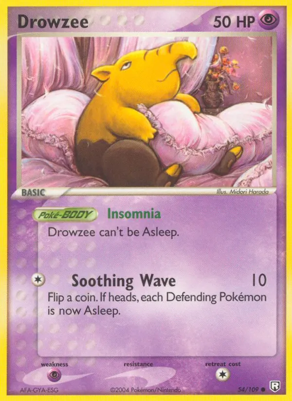 Drowzee EX O Retorno da Equipe Rocket 54/109